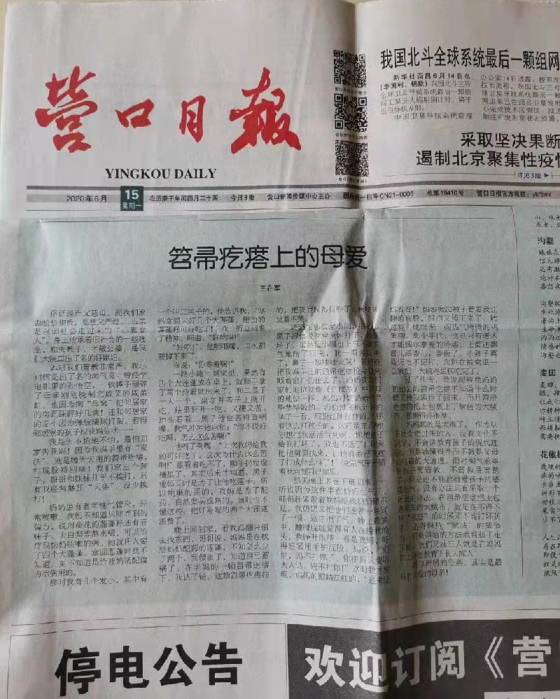 灵修老师倾情演绎王在军老师的作品《笤帚疙瘩上的母爱》荷兰总社||海外头条(图3)