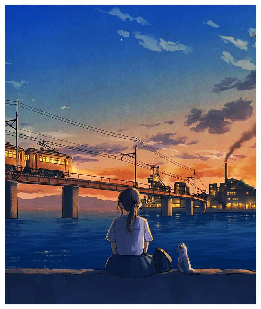 青年朗诵家婧暄双语∥你的城市下雨了∥文字 网络∥译诵 婧暄(图4)