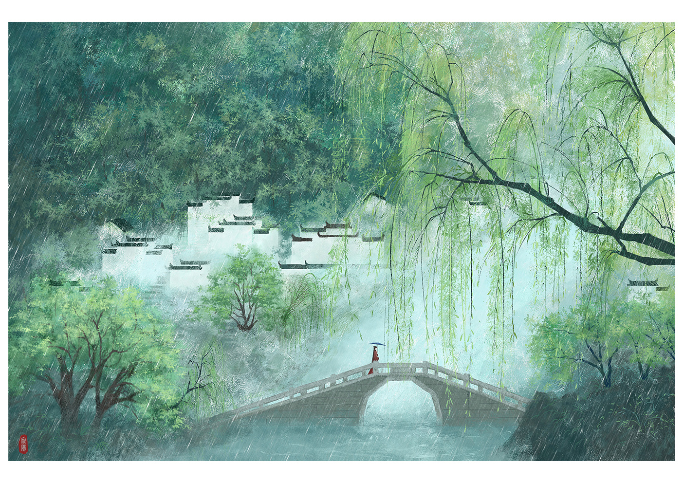 过江南|插画|商业插画|寂阳JIYANG - 原创作品 - 站酷 (ZCOOL)