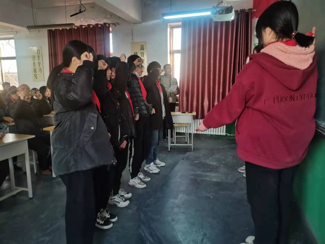 邢台市南和区贾宋镇第一中学：新团员入团仪式||文/齐玲霞（图4）