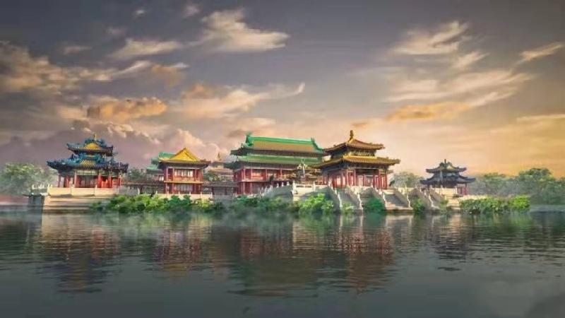 圆明园四十景三重奏1至42作者 刘云平（山西）【冰心文化传媒】（图40）