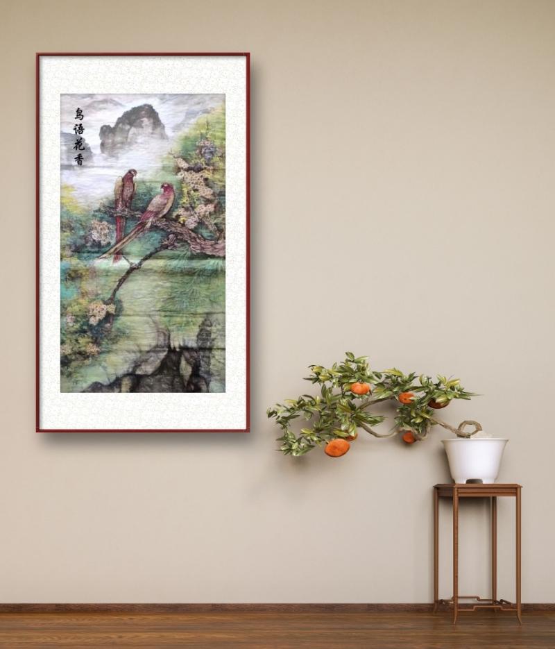 【雅诗总会】佳篇★画中不知醒妙笔浑然成——工笔花鸟书画名家王庆年作品欣赏(图12)