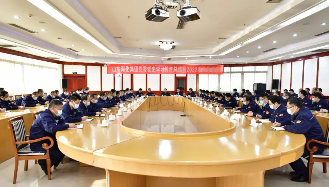 海化集团党委党史学习教育总结暨2022年工作会议强调——同心谱写海化转型跨越高质量发展新篇章(图9)
