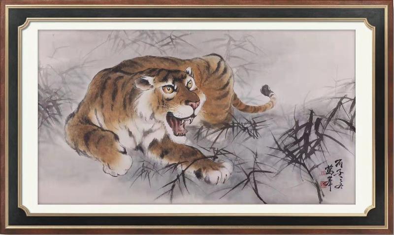穿林带雨千山绿,跃涧寻春百卉红(集贤国际诗书画联展)(图15)