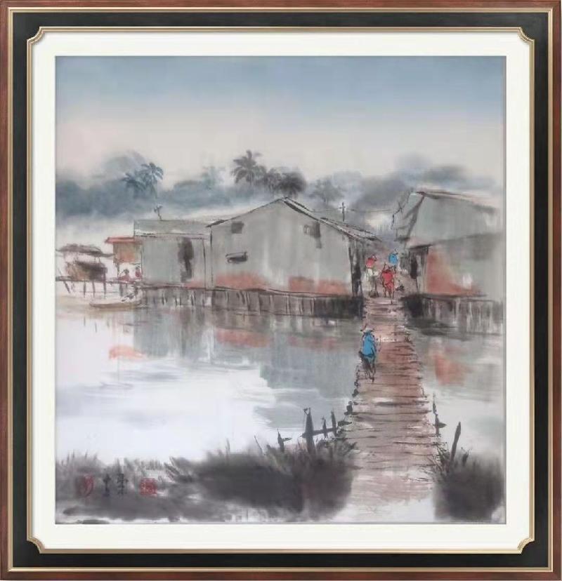 穿林带雨千山绿,跃涧寻春百卉红(集贤国际诗书画联展)(图79)