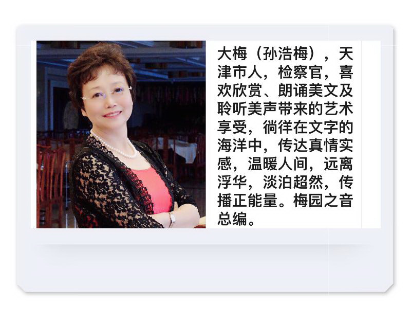 【梅园之音】听大梅朗诵《春雪情话》作者：陶鸿江（图3）