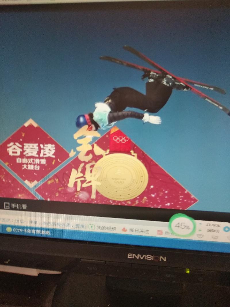 谷爱凌女子自由式滑雪大跳台夺金Ⅱ文/赵京江，图/网络，书法/太行山人武功（图2）