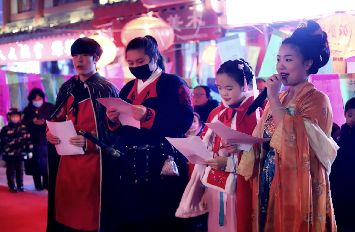 河南许昌：穿上汉服闹元宵——许昌市汉服文化交流协会元宵节之夜（图7）