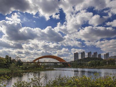 《冬日独行观山湖》蓝雨(图4)