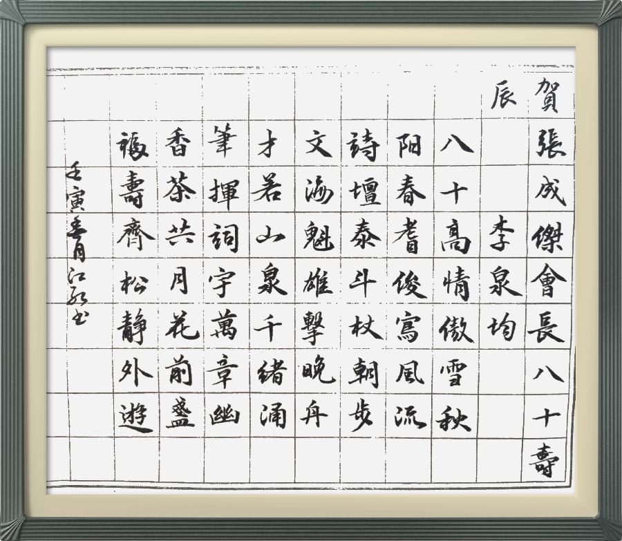 连云区星火诗社306期微刊《港城人民同贺张会长八十寿辰》(图58)