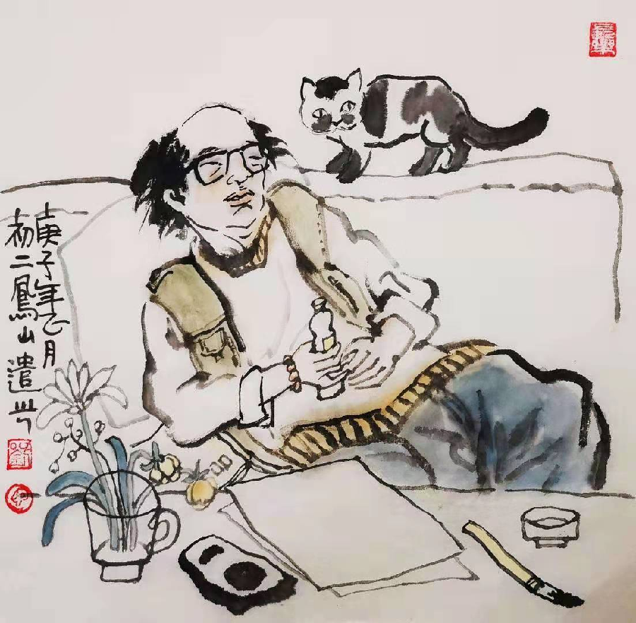 抗疫组诗之六 画/刘凤山 文/刘锦辉 诵/逯家驹(图8)