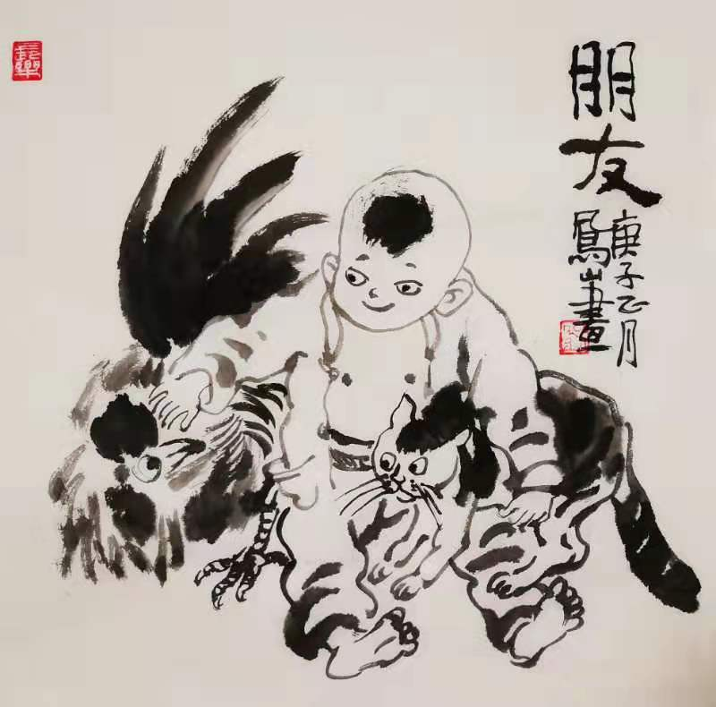 抗疫组诗之六 画/刘凤山 文/刘锦辉 诵/逯家驹(图9)