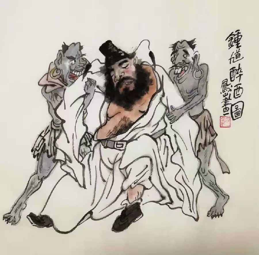 抗疫组诗之六 画/刘凤山 文/刘锦辉 诵/逯家驹(图5)