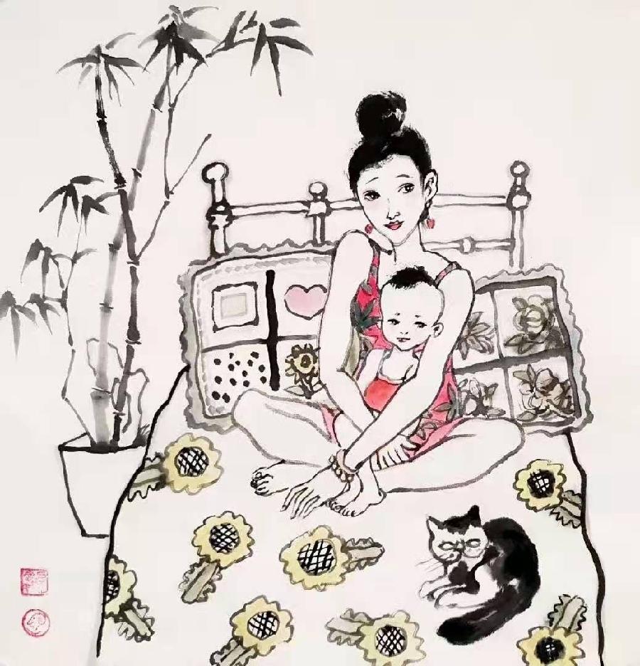 抗疫组诗之七 绘画/刘凤山 配诗/刘锦辉(图4)