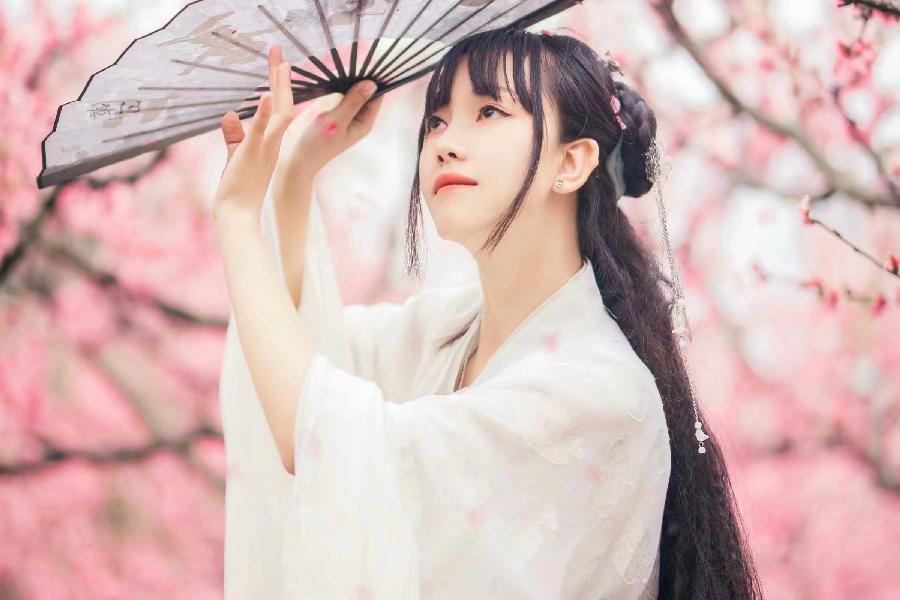《讨一枝桃花寄赠予你》作者/蝶为云衣 主播/雪球 编辑/胡琴(图2)