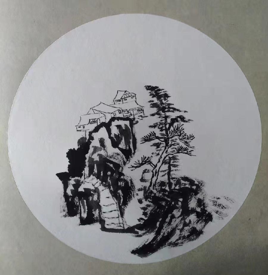 【雅诗总会】精品★笔墨隽永写旷朗——山水画家刘合香作品欣赏（图8）