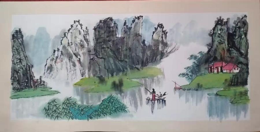 【雅诗总会】精品★笔墨隽永写旷朗——山水画家刘合香作品欣赏（图9）