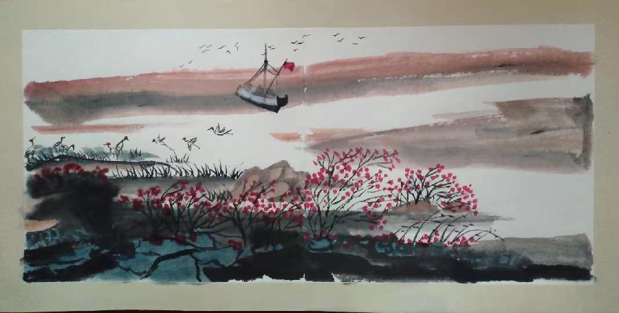 【雅诗总会】精品★笔墨隽永写旷朗——山水画家刘合香作品欣赏（图11）