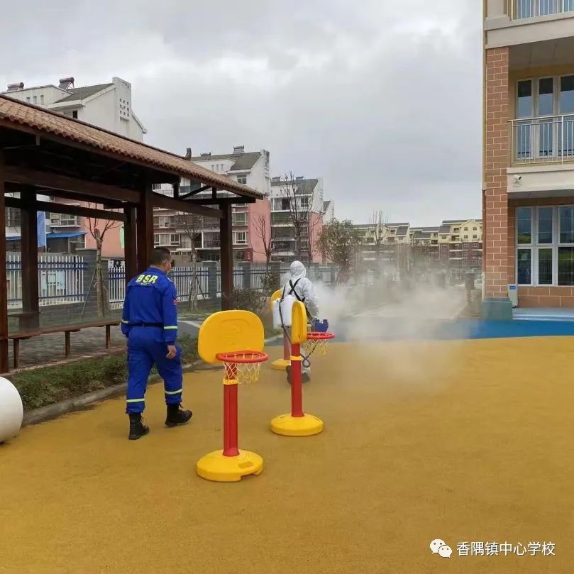 东至香隅镇中心学校大力开展疫情防控工作(图8)