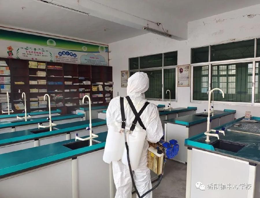 东至香隅镇中心学校大力开展疫情防控工作(图6)