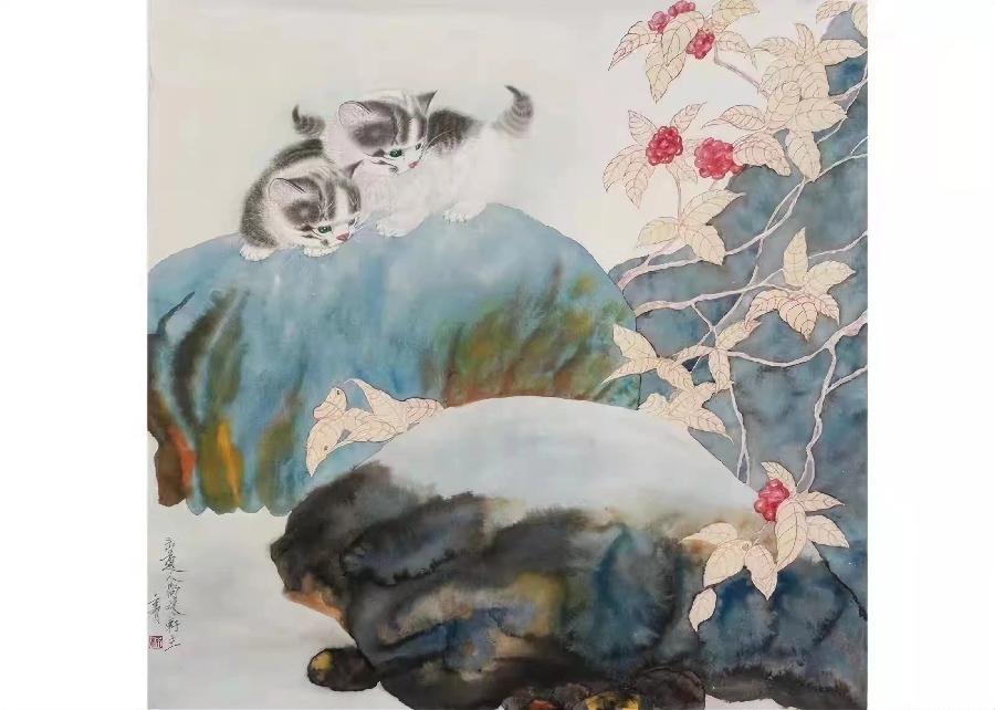 丹青舞出艺术风华著名画家柳上青作品欣赏（图14）