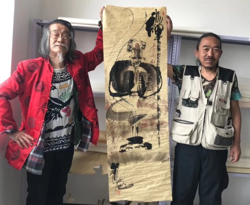 【雅诗总会】精品★原中央电视台《东方时空》栏目创始人王永江与百变鬼才著名书画家萧宽文化交流（图13）