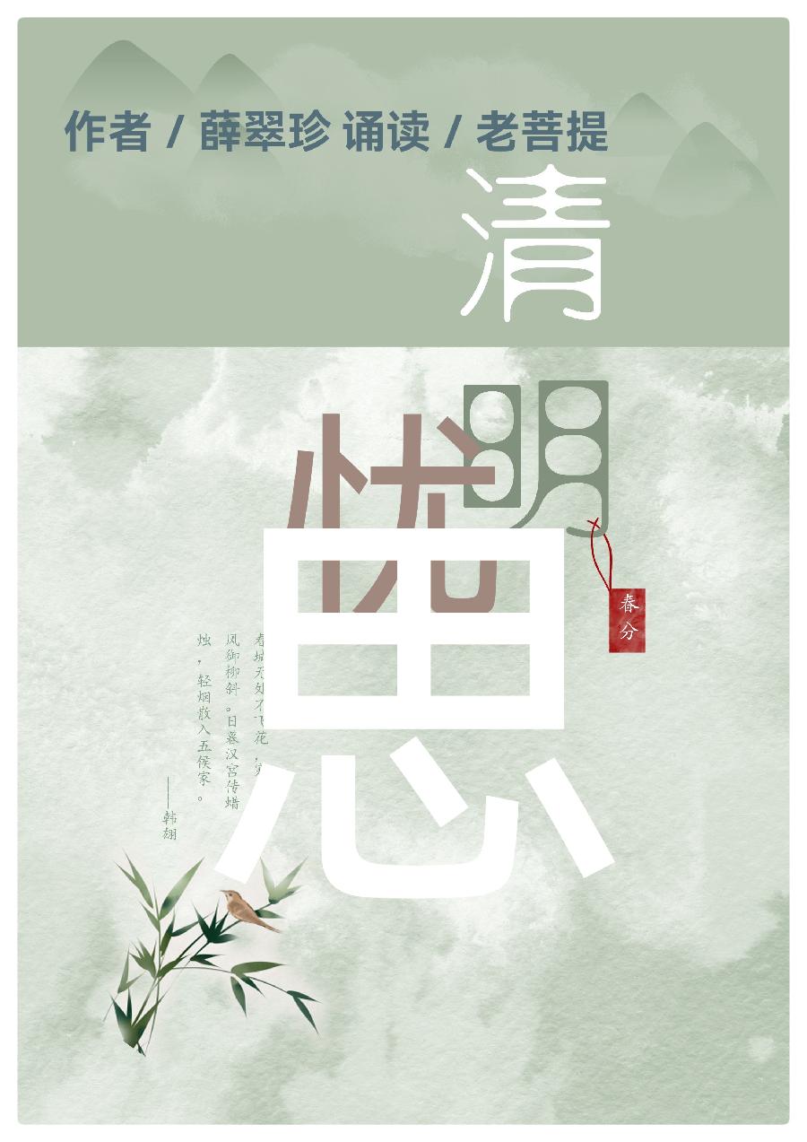 清明,忧思ll文 薛翠珍ll诵 老菩提(图2)
