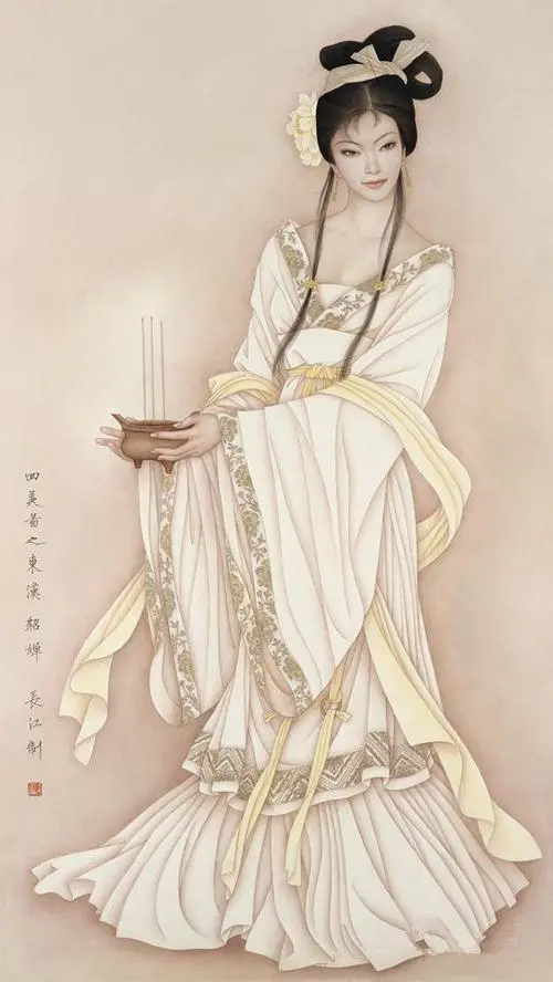 [桃源古韵]中国古代四大美人|作者:大唐新林[总1090期]（图5）
