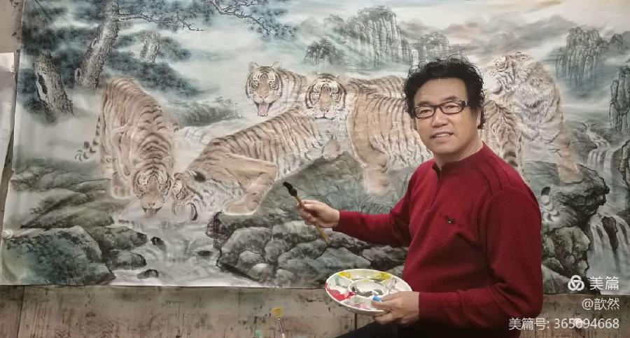 以艺抗疫 温暖前行——中国齐白石艺术研究院长春分院 洪才书画艺术馆（图57）