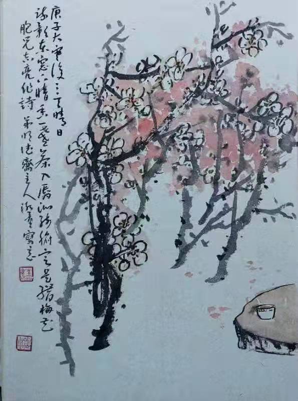 【新诗大观】春归诗画||文/李志亮||诵/文嘉||画/李泓量