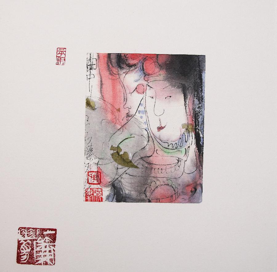 乡间看戏写出大美与神奇‖著名画家韩晓峰作品欣赏(图4)