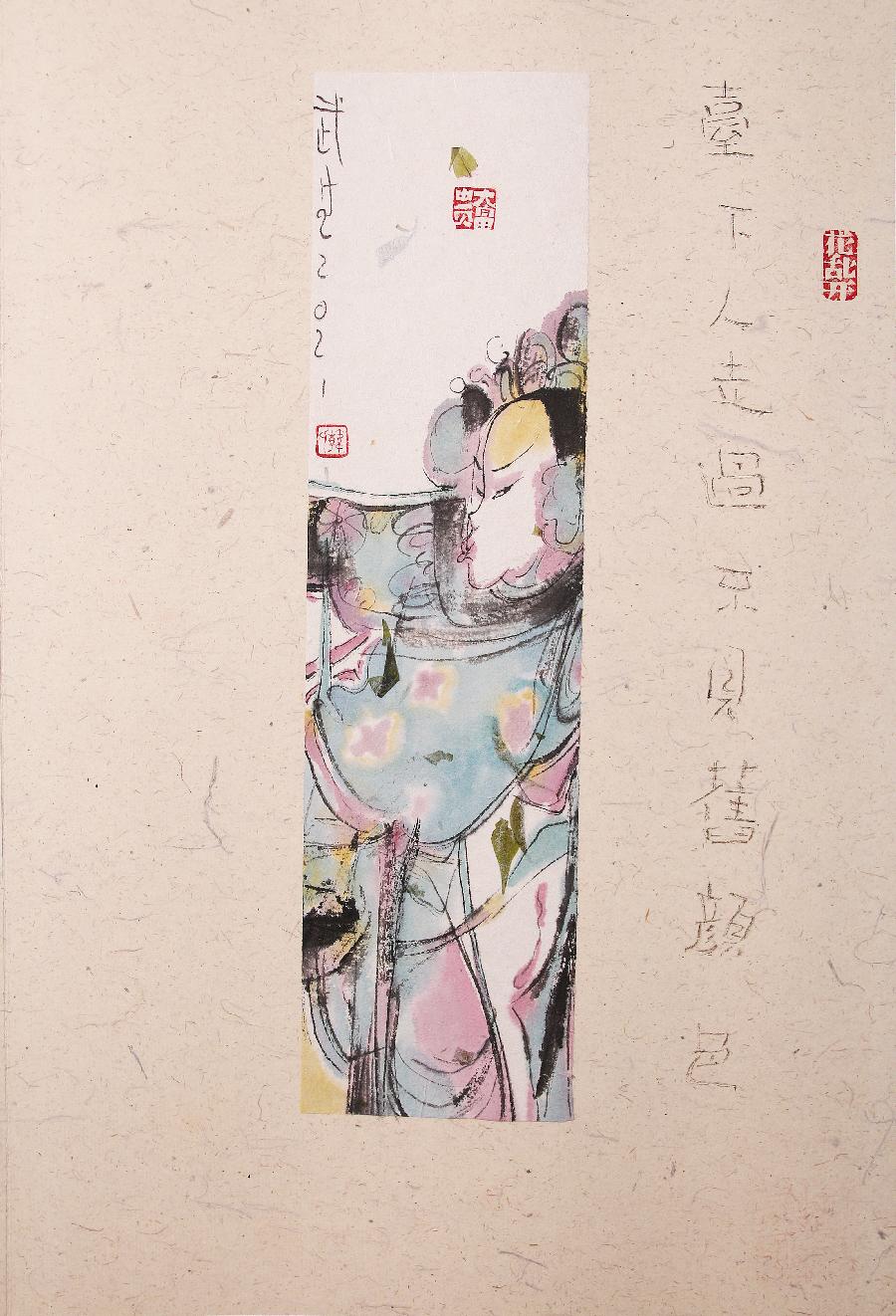 乡间看戏写出大美与神奇‖著名画家韩晓峰作品欣赏(图10)