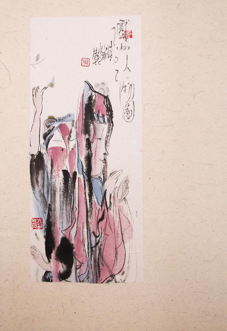 乡间看戏写出大美与神奇‖著名画家韩晓峰作品欣赏(图9)