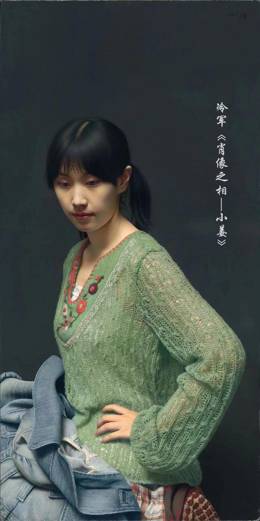 藝術跟著感覺走——與著名油畫家冷軍先生對話，言論超寫實繪畫。唐鬧鬧（美國）作品之（三十九）（图2）