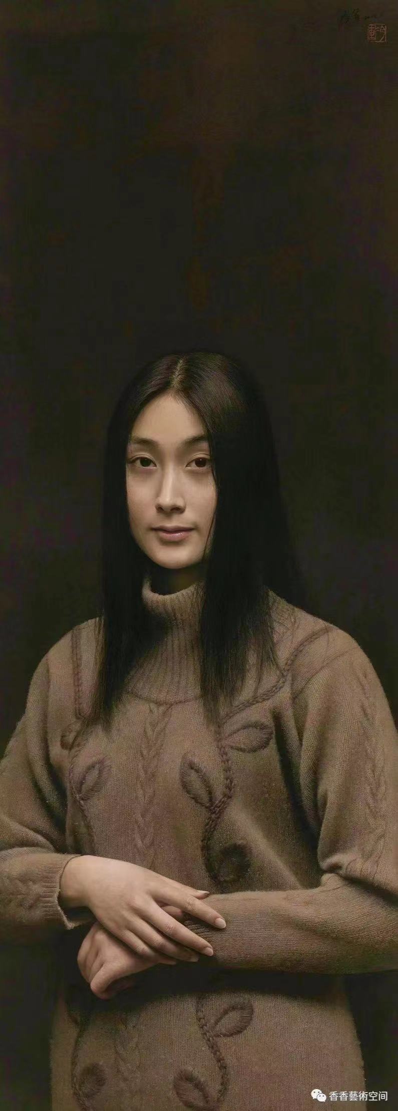 藝術跟著感覺走——與著名油畫家冷軍先生對話，言論超寫實繪畫。唐鬧鬧（美國）作品之（三十九）（图7）