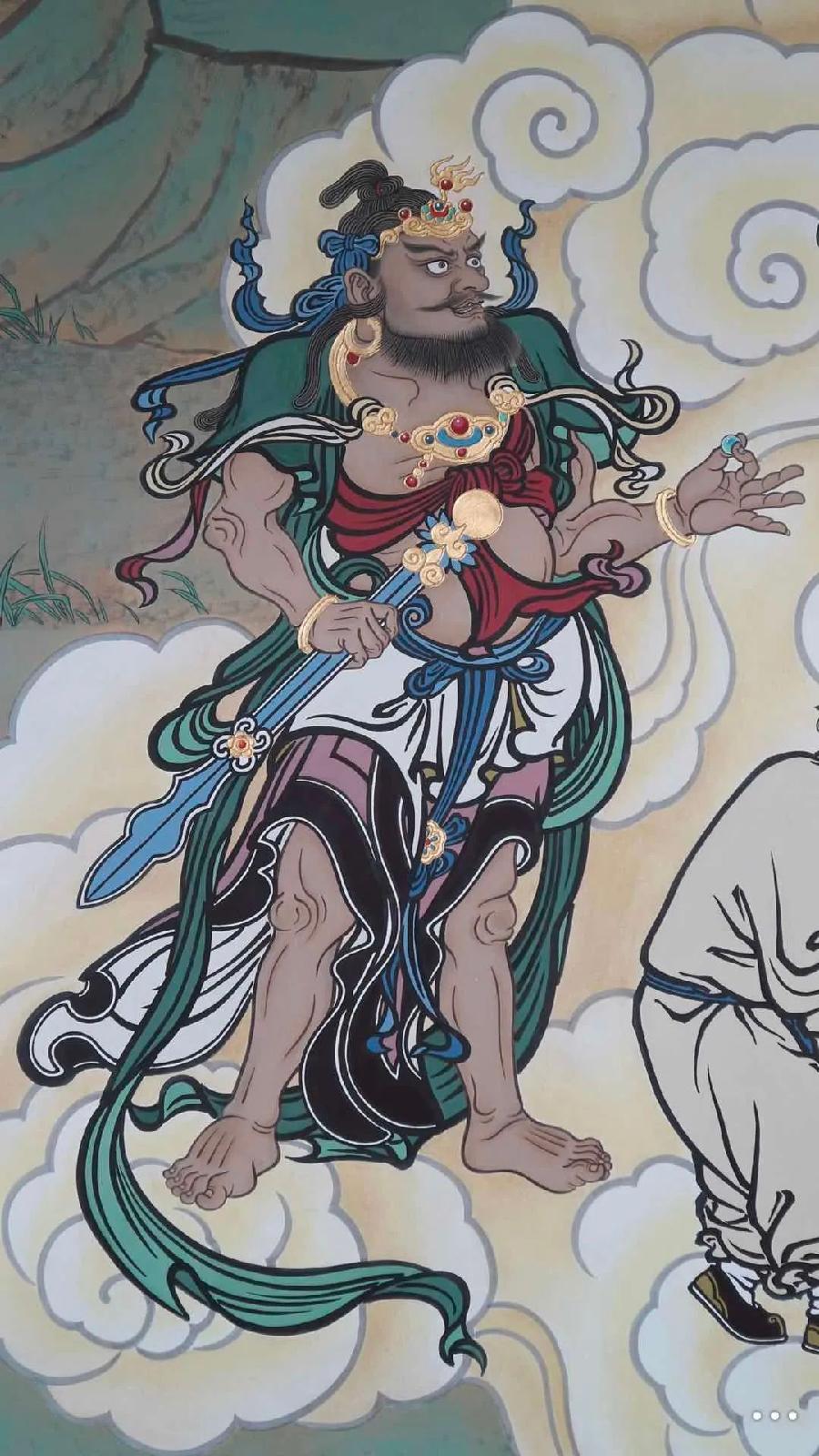 【雅诗总会】精品★笔墨雄浑 禅思空明——散论萧楠禅画（图4）