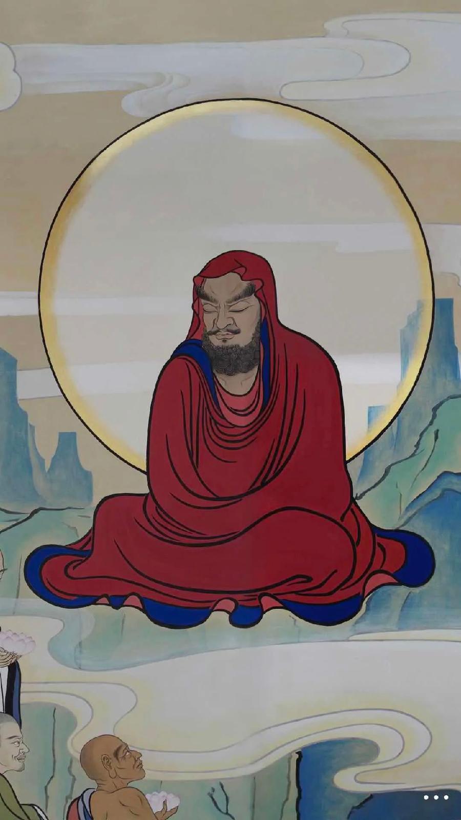 【雅诗总会】精品★笔墨雄浑 禅思空明——散论萧楠禅画（图14）