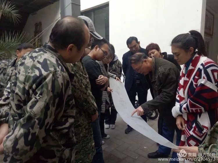 艺术家萧宽迎新年2018元旦为女儿萧楠怡然领衔主笔巨壁八百平米【五百罗汉】成功供奉内蒙古寺庙喝彩（图35）