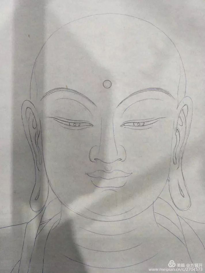 艺术家萧宽迎新年2018元旦为女儿萧楠怡然领衔主笔巨壁八百平米【五百罗汉】成功供奉内蒙古寺庙喝彩（图39）