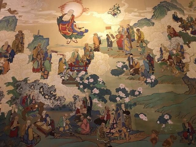【雅诗总会】精品★青年画家萧楠主笔绘制大型壁画五百罗汉精美亮相(图7)
