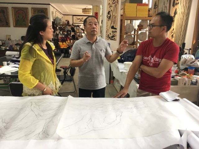 【雅诗总会】精品★青年画家萧楠主笔绘制大型壁画五百罗汉精美亮相(图14)