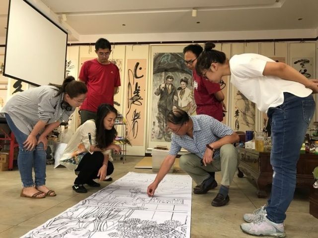 【雅诗总会】精品★青年画家萧楠主笔绘制大型壁画五百罗汉精美亮相(图28)