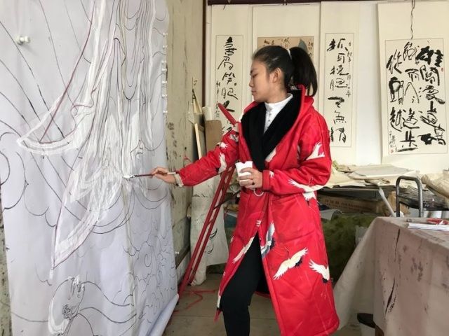 【雅诗总会】精品★青年画家萧楠主笔绘制大型壁画五百罗汉精美亮相(图30)