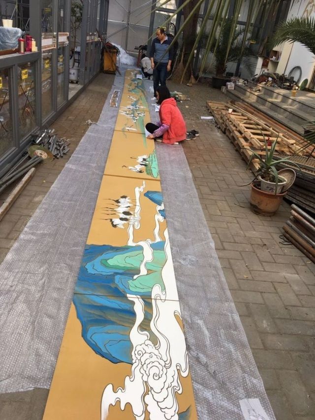 【雅诗总会】精品★青年画家萧楠主笔绘制大型壁画五百罗汉精美亮相(图25)