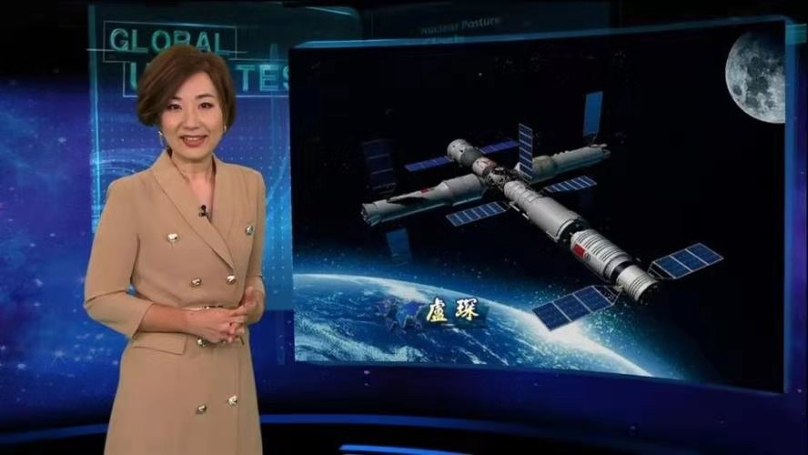 卜算子-虎年建成7人居“T型”中国空间站 文/冯志清(上海)【冰心文化传媒】制作 冰心(图9)