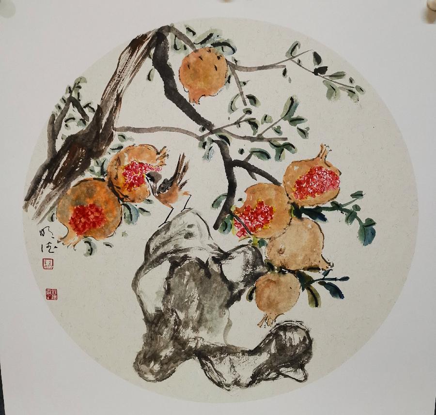 【新诗大观】春萌诗画||文/李志亮||诵/文嘉||画/李泓量（图5）