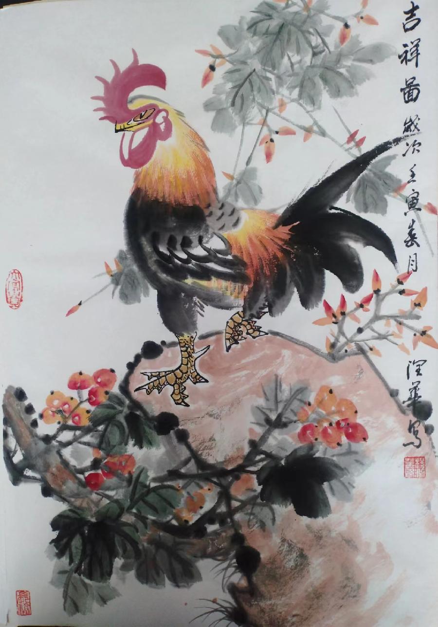 天然成趣笔墨风华——著名画家杨润华张明作品欣赏（图2）