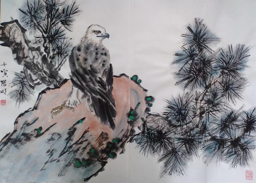 天然成趣笔墨风华——著名画家杨润华张明作品欣赏（图4）