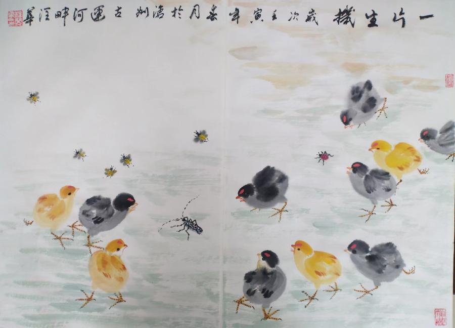 天然成趣笔墨风华——著名画家杨润华张明作品欣赏（图7）