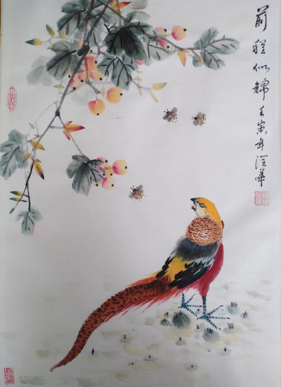 天然成趣笔墨风华——著名画家杨润华张明作品欣赏（图12）